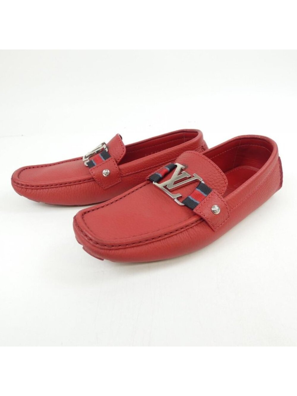 Louis Vuitton Fa0193 Size 6.5 Red Shoes - Picture 3 of 6